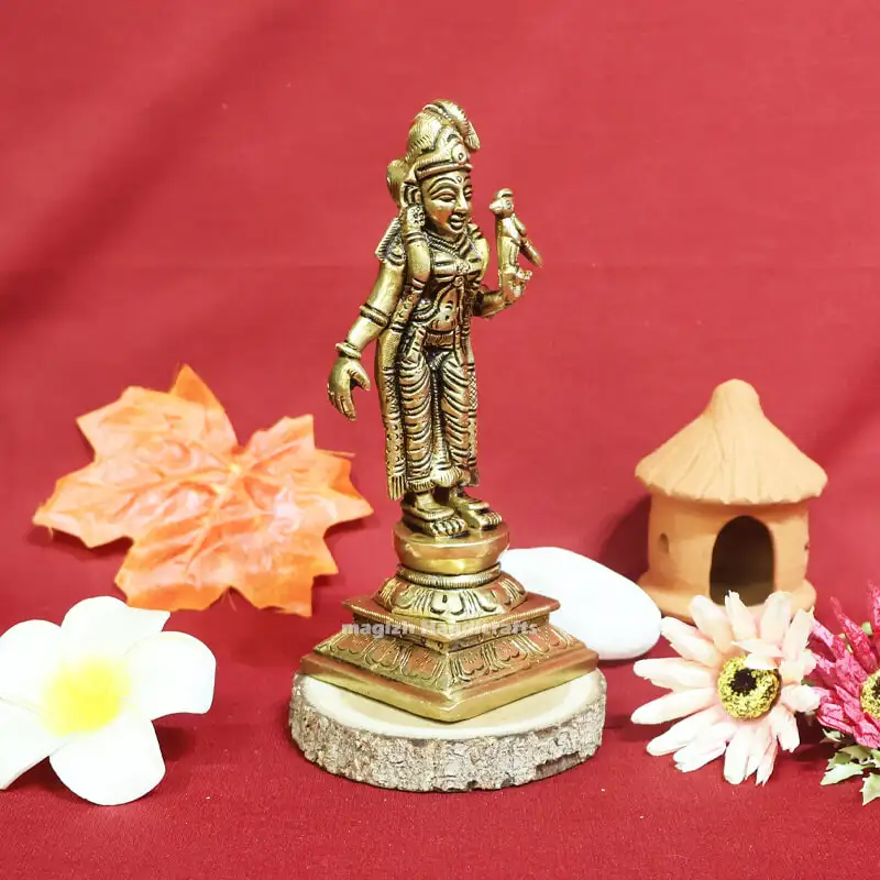 6 inches Brass Andal Idol SC - image 2