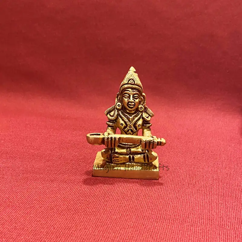 2.5 inches Brass Annapoorni amman with Spoon only - image 1
