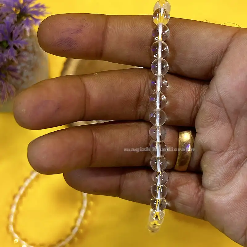 Original Spadika Malai | Sphatik Mala 108 Beads (6 mm White Beaded) - image 1