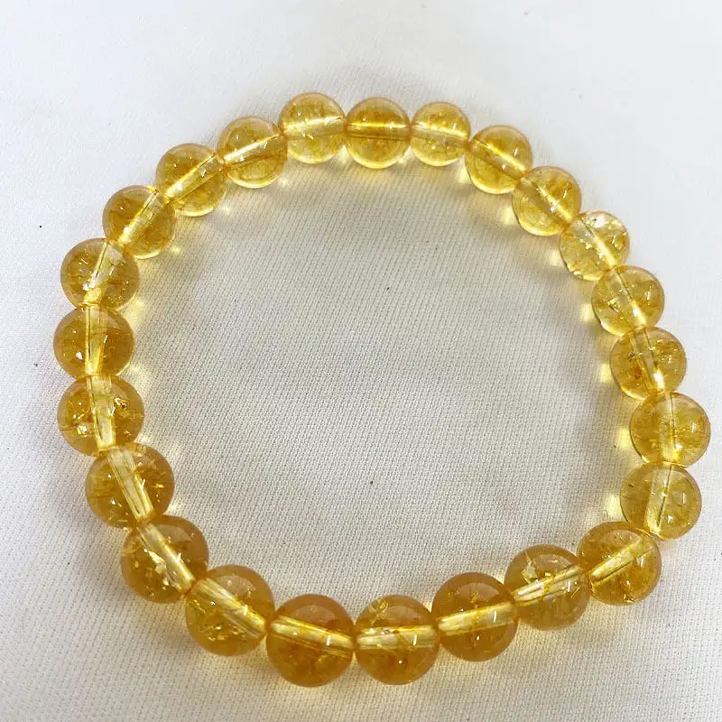 Money Magnet Citrine Crystal Bracelet (8 mm) - image 1