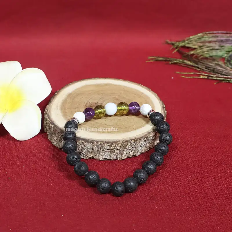 Lava Angry Management Crystal Bracelet (8mm) - image 2