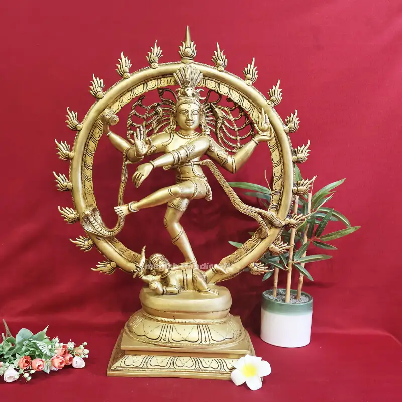 2 feet Brass Lord Natrajar Idol - image 1